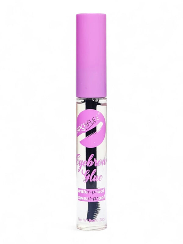 Apckflee - Eyebrow Glue, Waterproof And Sweatproof, Purple, 8 ml