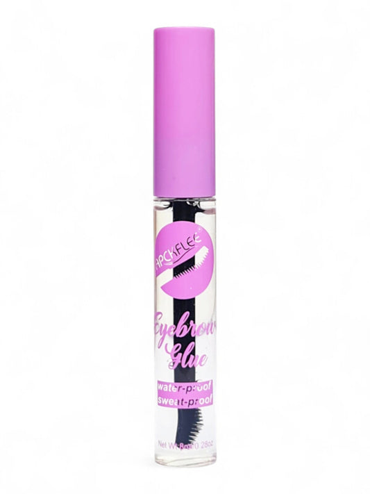 Apckflee - Eyebrow Glue, Waterproof And Sweatproof, Purple, 8 ml
