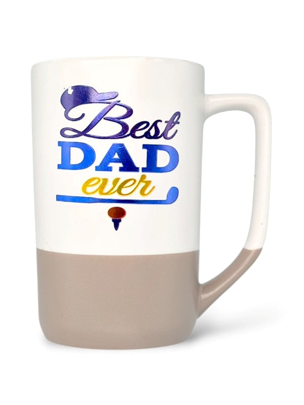 Ceramic MUG - BEST DAD EVER - ICE CREAM - Height 134 Mm