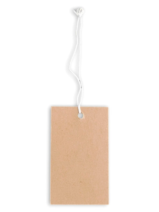 Jewellery Display Tags - Natural, ±3×5 cm ±200-Piece