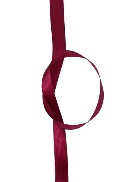 Satin Ribbon - 6 mm Burgundy