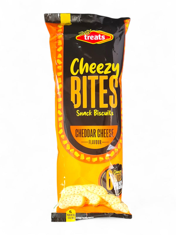 Cheezy Bites Snack Biscuits - Cheddar Cheese, Pack Of 6×30 g