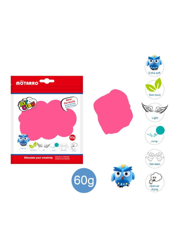 Motarro Air Clay - Light Pink, 60 g