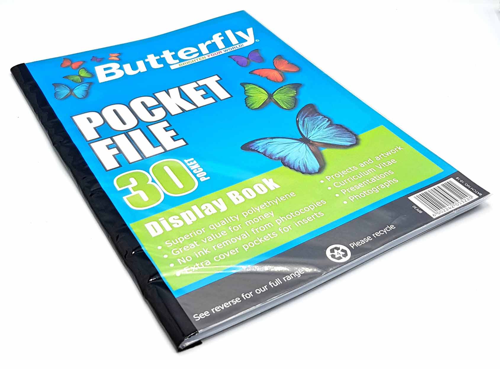 Butterfly A4 Pocket File - 30 Page - Image 2