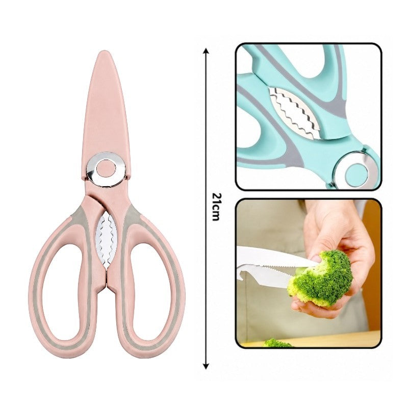 Kitchen Scissor 21 Cm - Pink