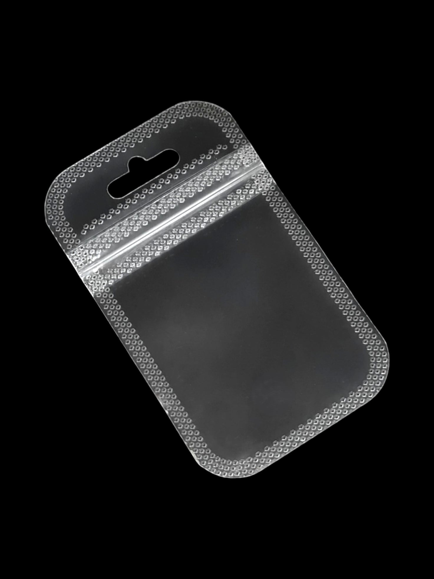 PP Ziplock BAG - Transparent FRONT AND Frosted BACK - Outside ±5.5×9 Cm - Inside ±4.5×6 Cm - Thickness 80 Microns ±50-Piece