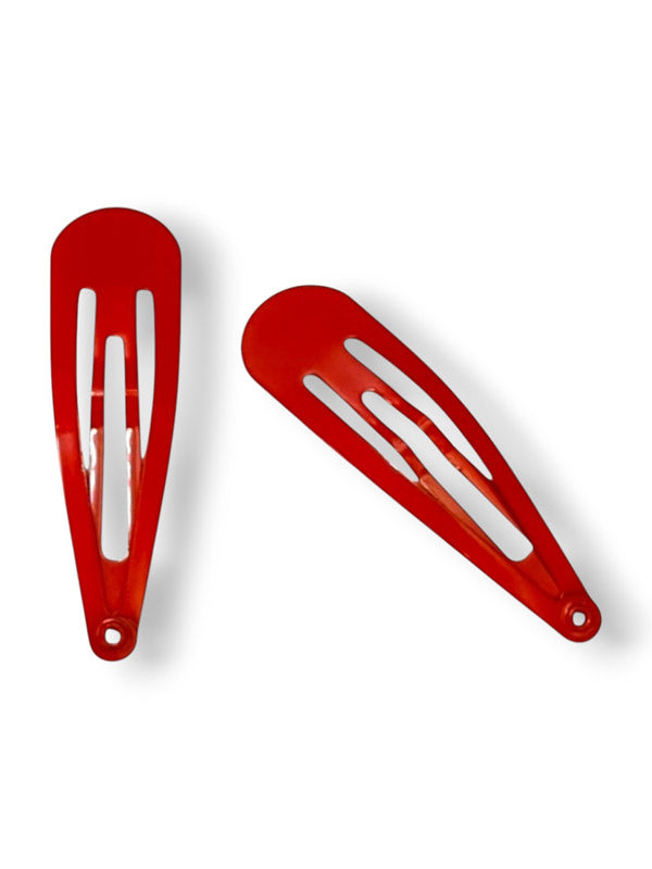 Dinkie Clips - Red, 5 cm 12-Piece