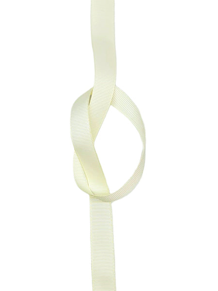 Petersham Ribbon - 9 mm Antique White