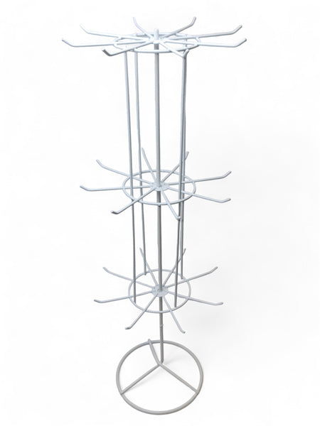 Metal Display Stand - 3 Tier, White