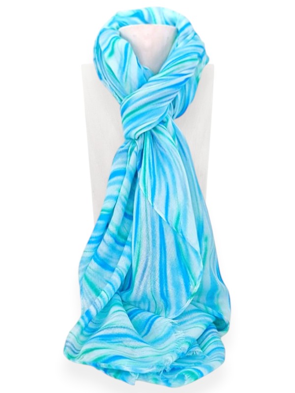 Scarf - Blue, ±182×90 cm