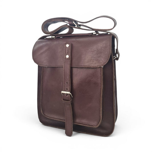 BAG Leather GENTS SLING - Brown