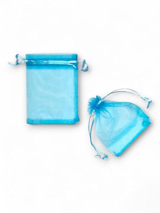 Organza Bag - Light Blue, 9×12 cm ±12-Piece
