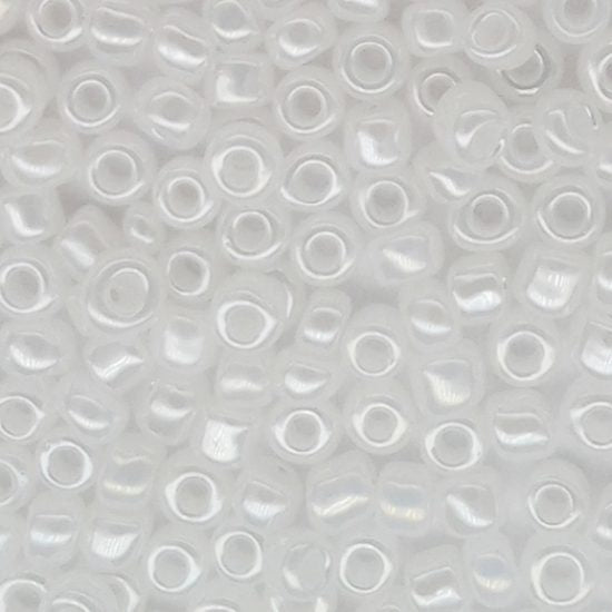 Seed Beads - Size 6/0, Ceylon White