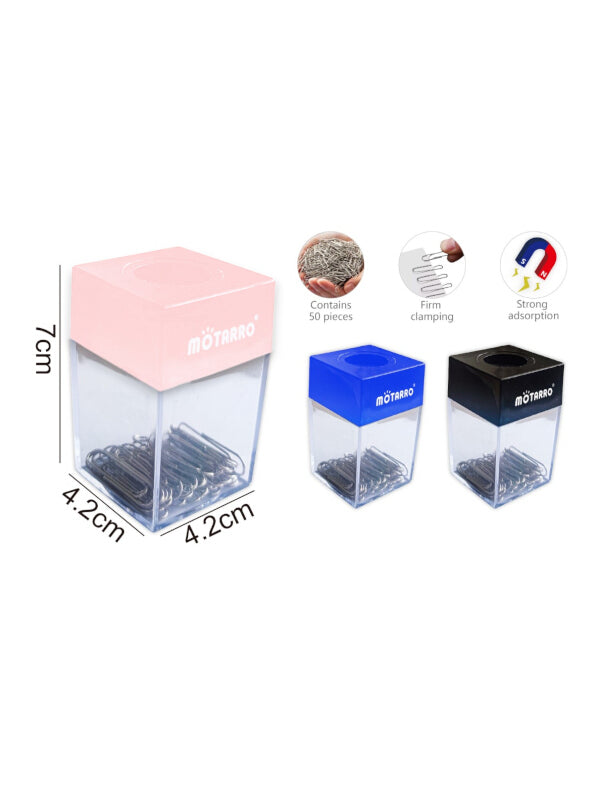 Motarro Paper Clips - Pink, 50-Piece