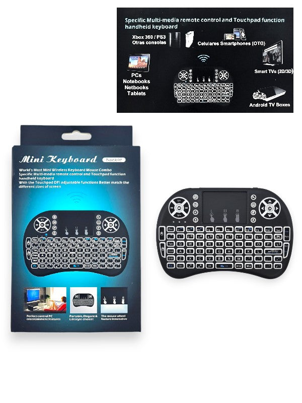 Mini Wireless Keyboard - Black
