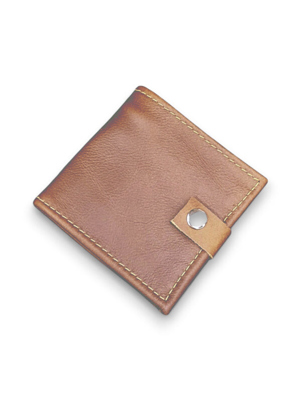 Leather GENTS Wallet - TAN - ±10×21 Cm