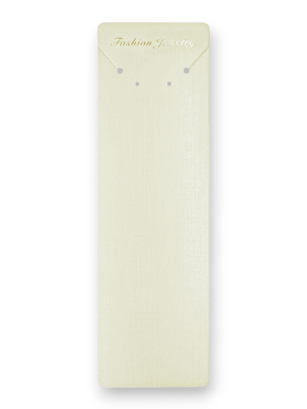 Jewellery Display Tags - Earrings And Necklace, Cream, ±6×20.5 cm ±100-Piece