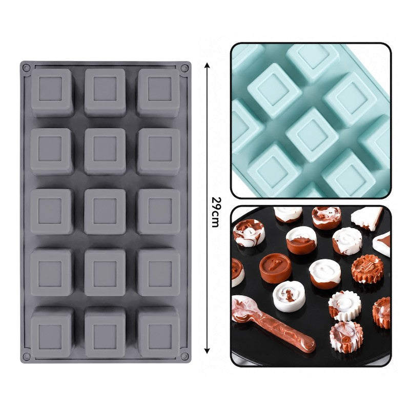 Silicone CAKE MOULD - 29*17 cm - Grey