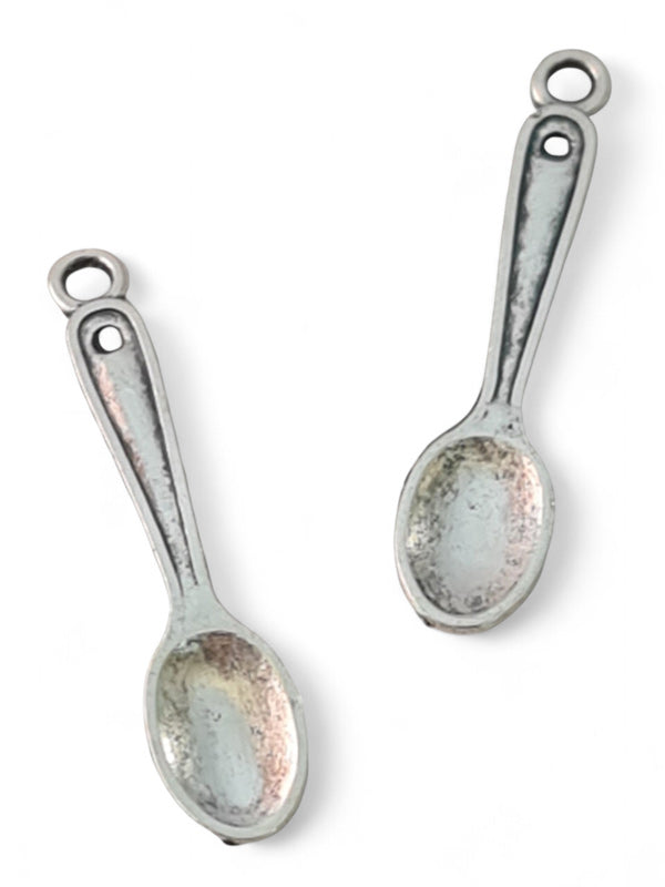Metal Charm - Spoons ±30×11 mm ±100-Piece