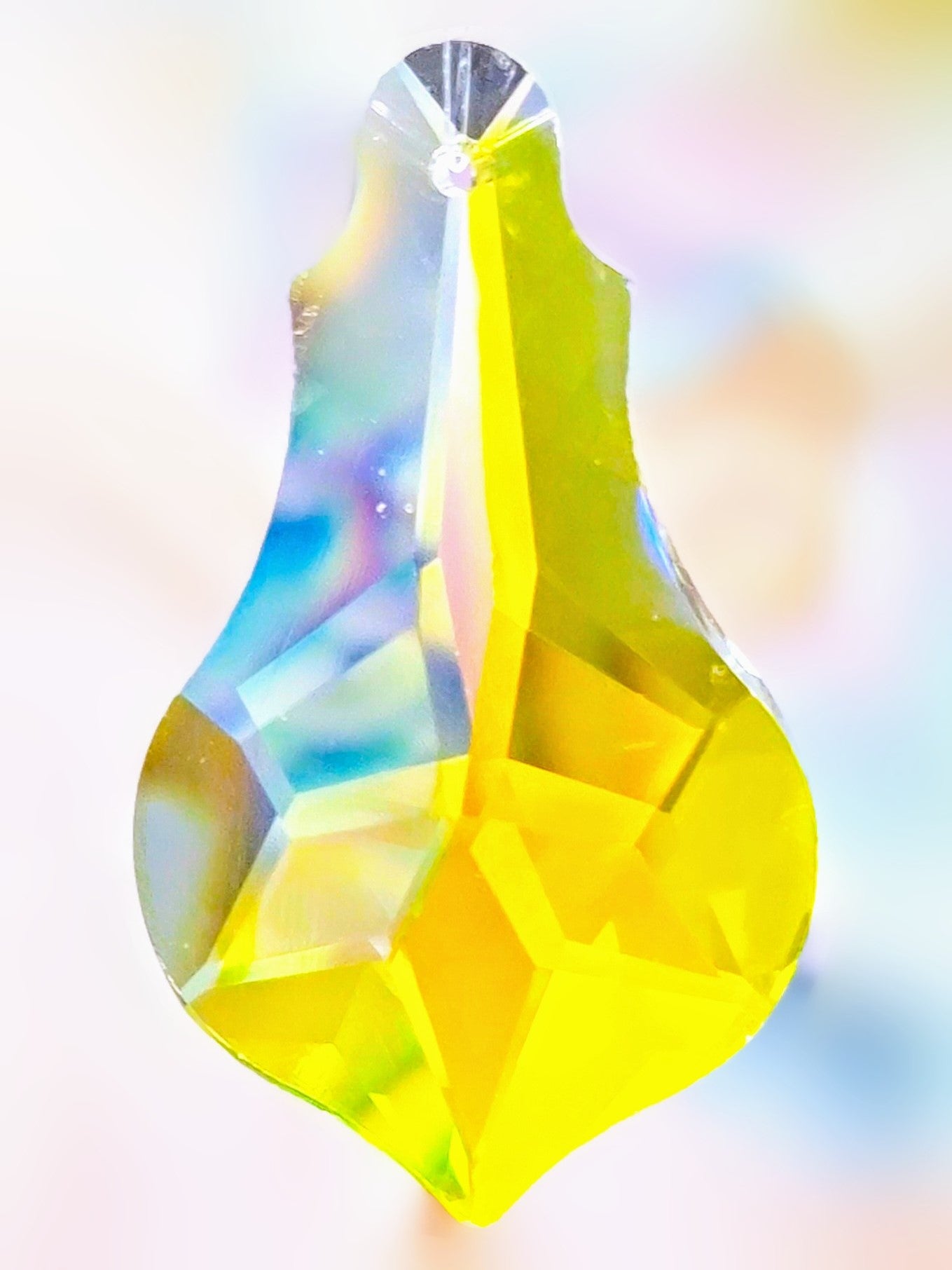 Chandelier Glass Crystal With AB Finish ±63×37 mm