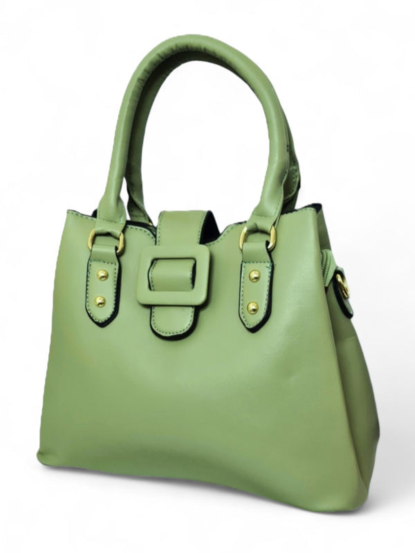 Ladies Bag - Olive Green, Strap Included, ±21×29 cm