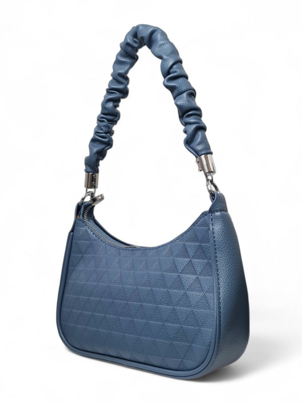 Ladies Bag - Steel Blue, Strap Included, ±17×23×6 cm
