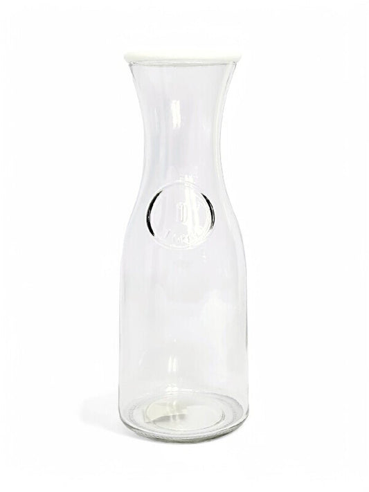 Glass Jar - Plastic White Lid, ±260×95 mm