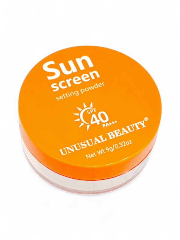 Sun Screen Setting Powder - With Applicator, Spf 40, 9 g
