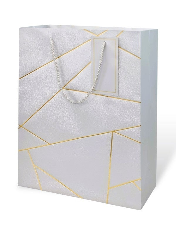 GIFT BAG - Silver - ±32×26×12 Cm