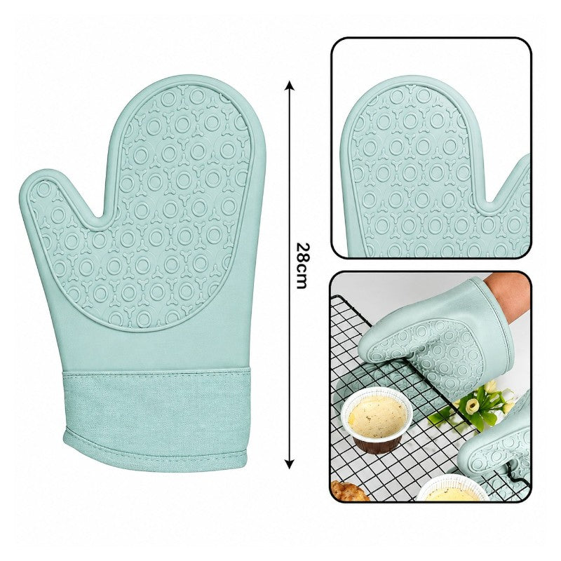 Silicone OVEN GLOVE - Blue