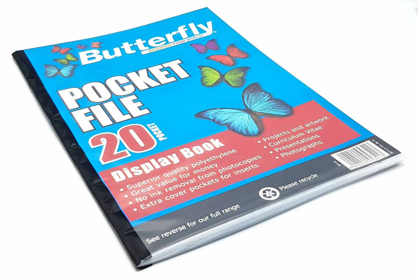 Butterfly A4 Pocket File - 20 Page - Image 2