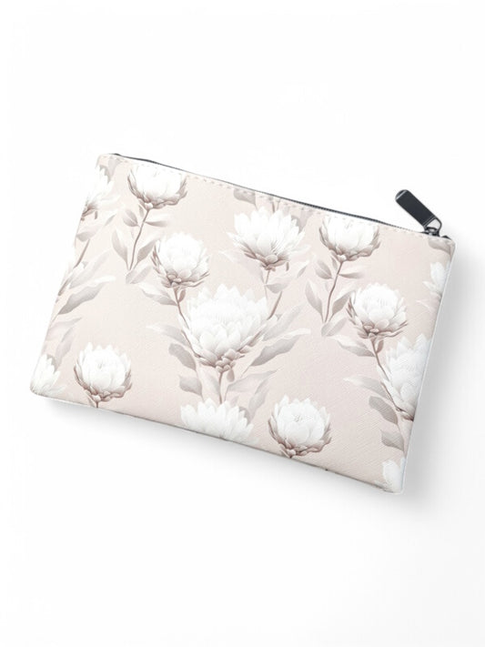 Protea Cosmetic BAG - Antique WHITE - ±15×21×1 Cm