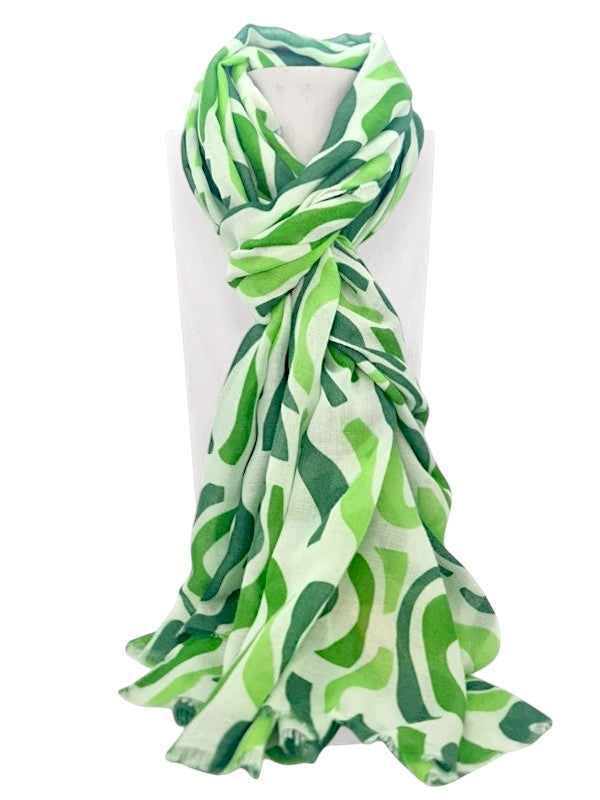 Scarf - Green, ±184×91 cm
