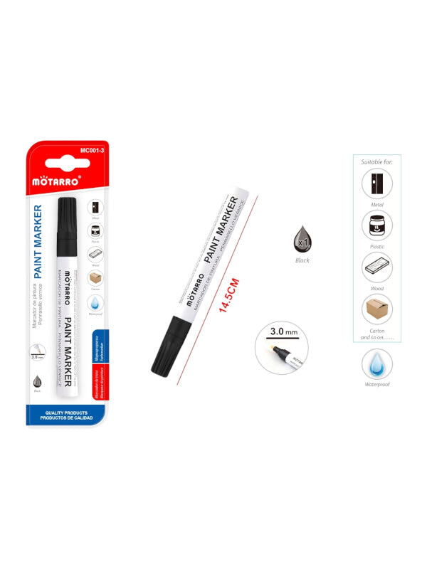 Motarro Paint Marker - Black, 3 mm