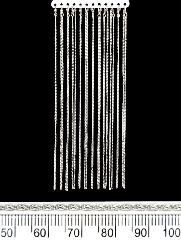 Necklace Chains - Nickel, ±46.5 cm ±12-Piece
