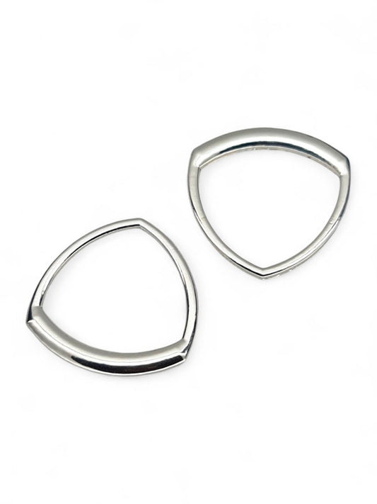 Metal - Reuleaux Triangle ±23 mm ±10-Piece Silver