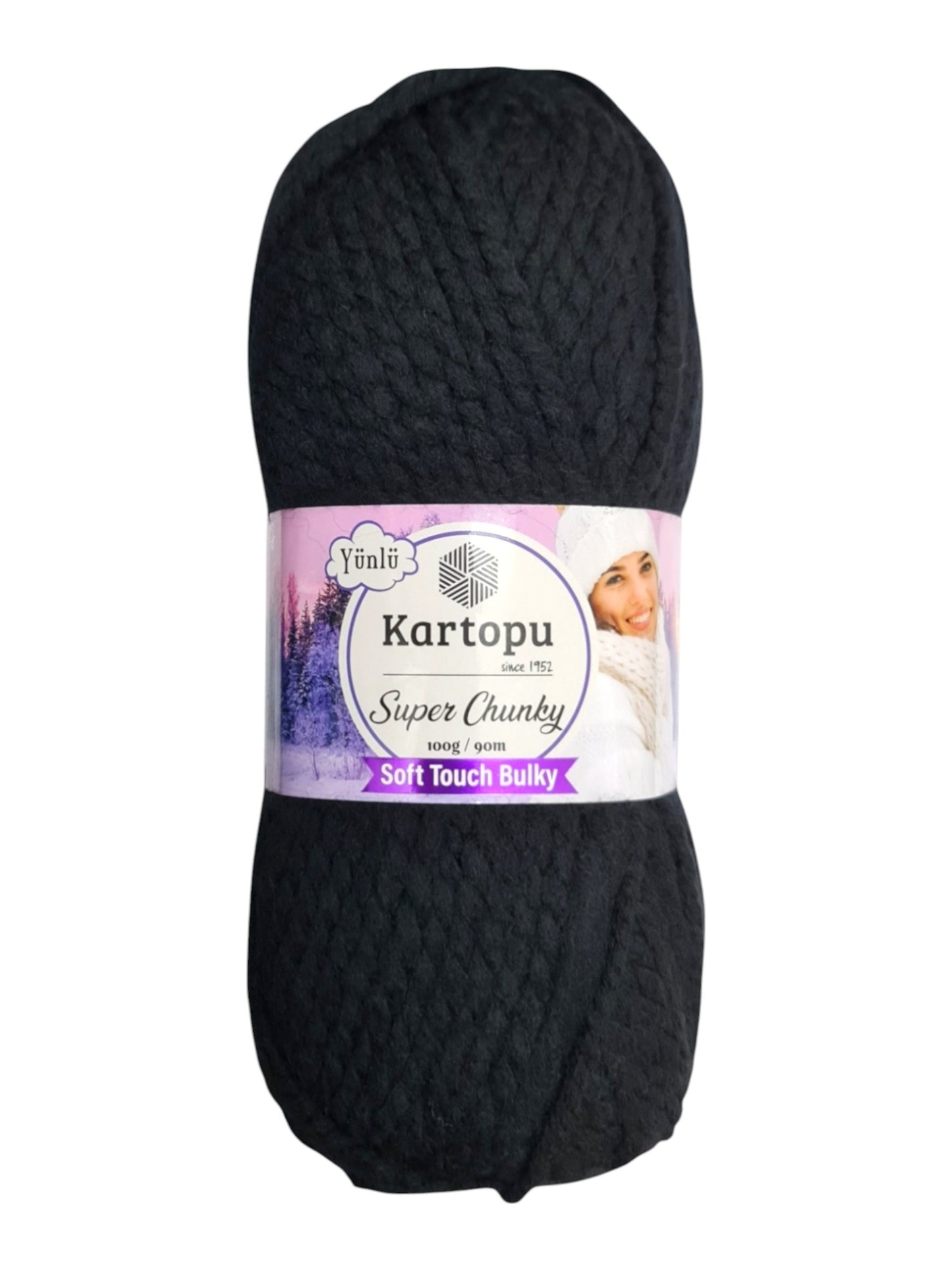 Kartopu Wool - Super Chunky, Soft Touch And Bulky, Kartopu, 100 g / 90 m, 80% Acrylic 20% Wool