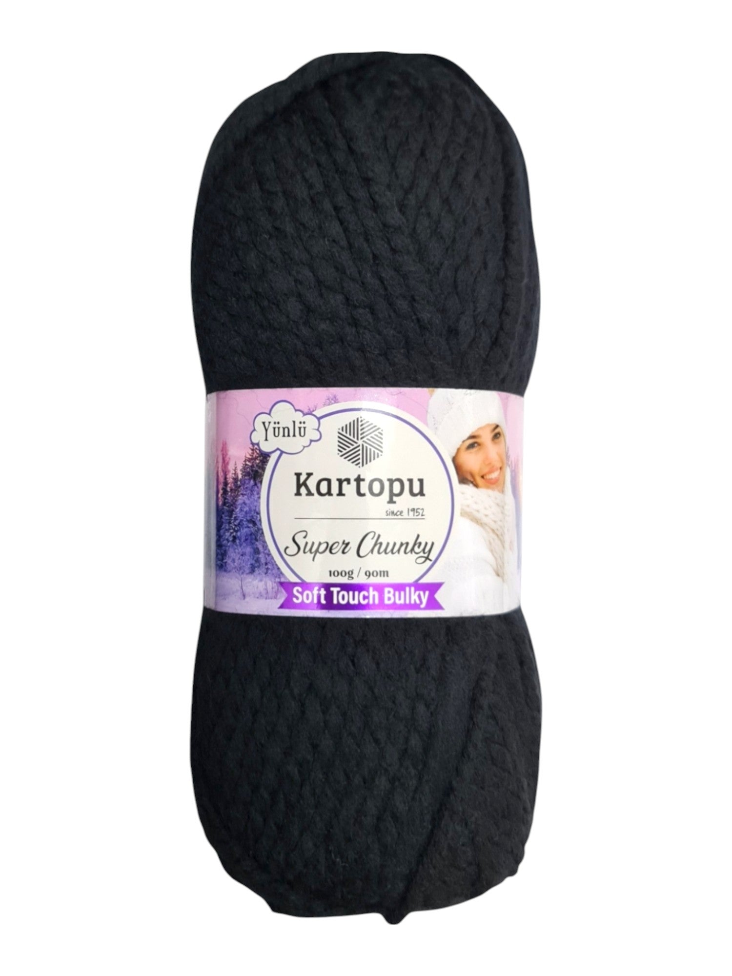 Kartopu Wool - Super Chunky, Soft Touch And Bulky, Kartopu, 100 g / 90 m, 80% Acrylic 20% Wool