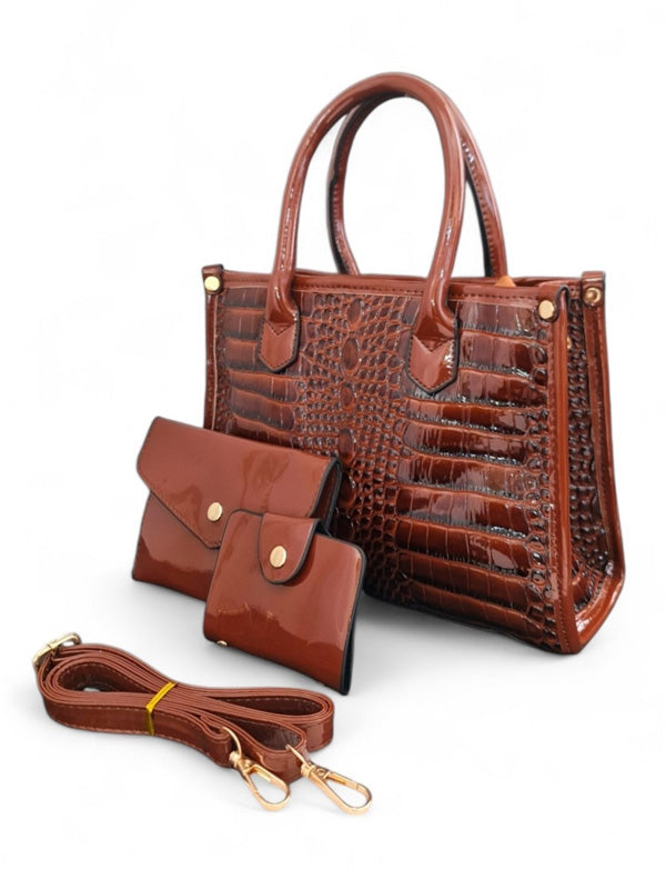 Ladies Bag - Brown ±21×28×11 cm