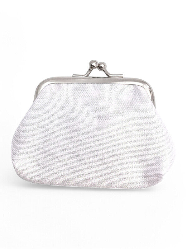 PURSE - WHITE Shimmer - ±7.5×9.5×2 Cm