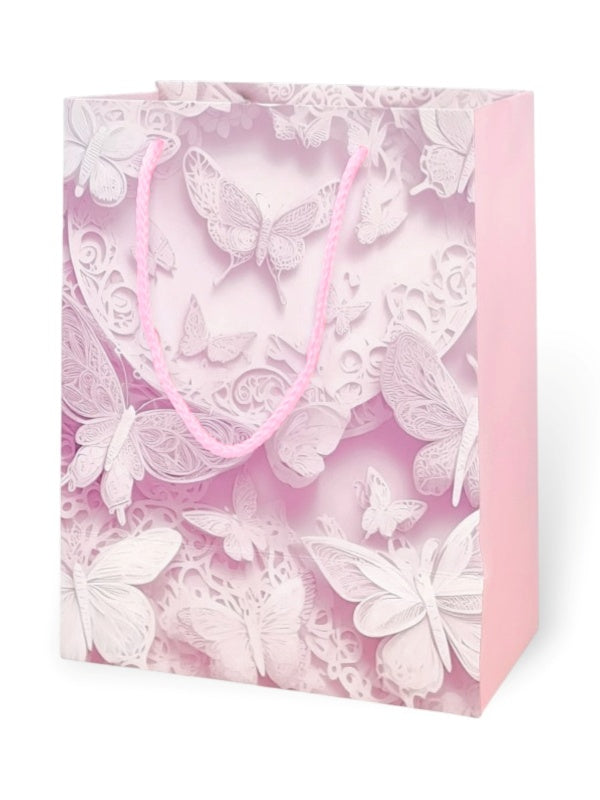 GIFT BAG - Purple - ±23×18×10 Cm