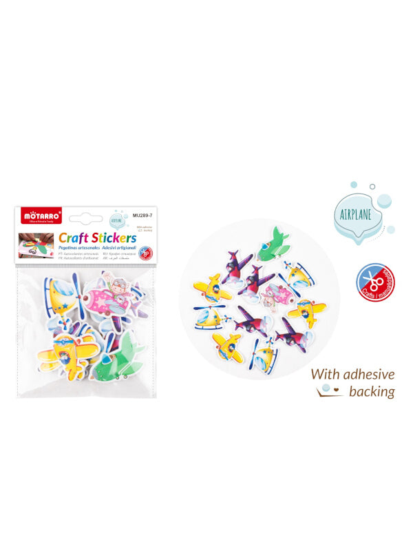 Motarro Craft Stickers - Aeroplanes