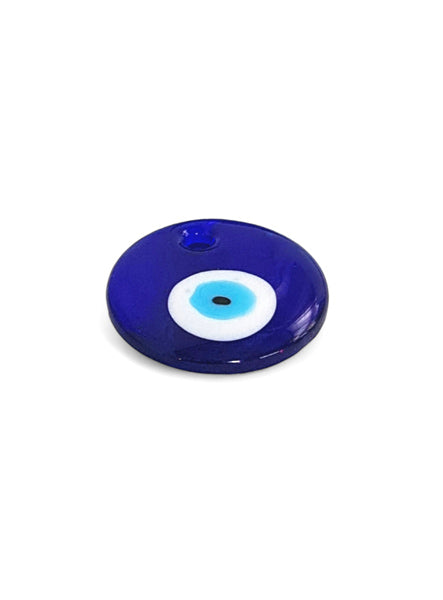 Pendant Glass Evil Eye - Murano Beads, Blue, ±40 mm