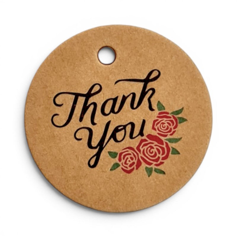 TAGS THANK YOU 4 Cm + - 100-Piece