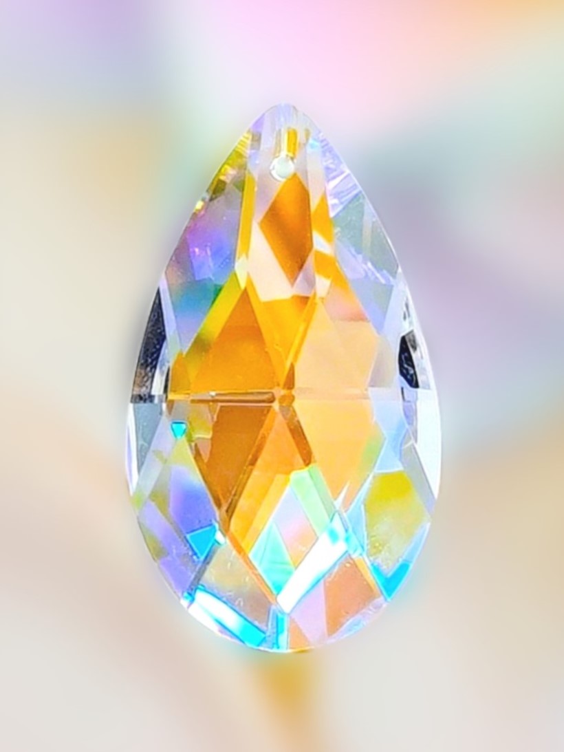 Chandelier Glass Crystal With AB Finish ±50×34 mm