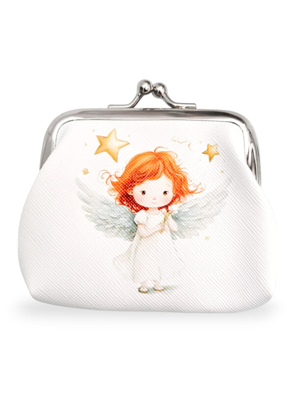 PURSE - WHITE - ANGEL - ±7.5×9.5×2 Cm