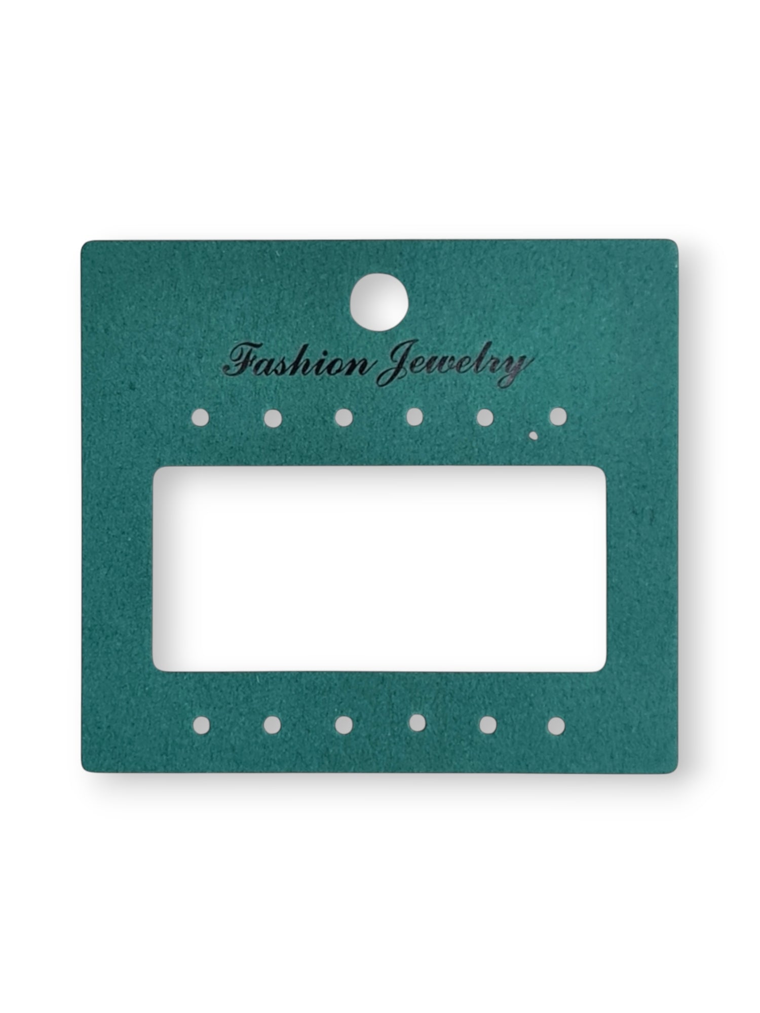 Jewellery Display Tags - Earrings, Green, ±8×7.2 cm ±100-Piece