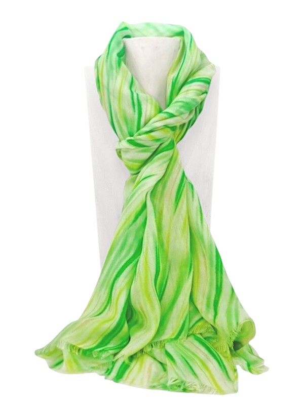 Scarf - Green, ±182×90 cm