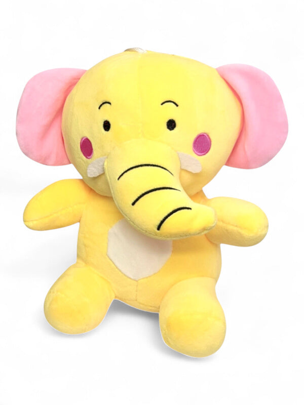 Kids Soft Toy - Yellow, Elephant, ±22×24 cm