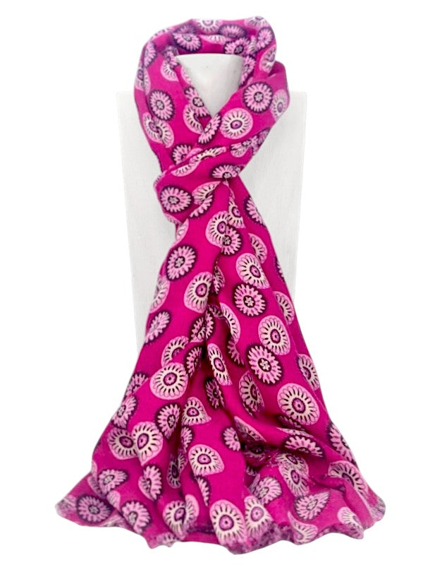 Scarf - Pink, ±186×87 cm